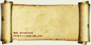 Jasmina Bzeničanin vizit kartica